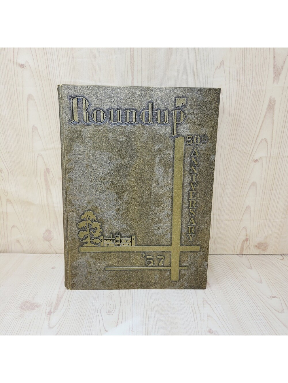 ROUNDUP HIGHSCHOOL YEARBOOK GREAT FALLS MONTANA 1957